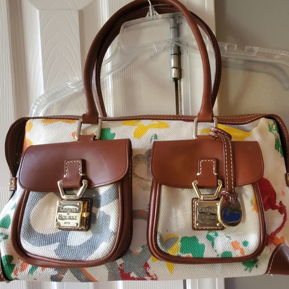 Vintage Dooney Graffiti Tote - Picture 1 of 9